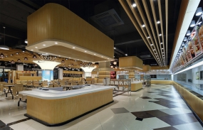 快餐店裝修設(shè)計(jì)布局圖,快餐店空間設(shè)計(jì)效果圖