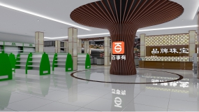 食品超市設計案例圖,超市設計案例圖