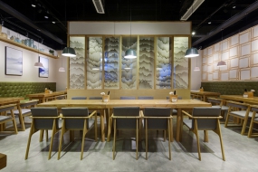日式快餐店空間設計圖片,日式快餐店空間設計布局圖