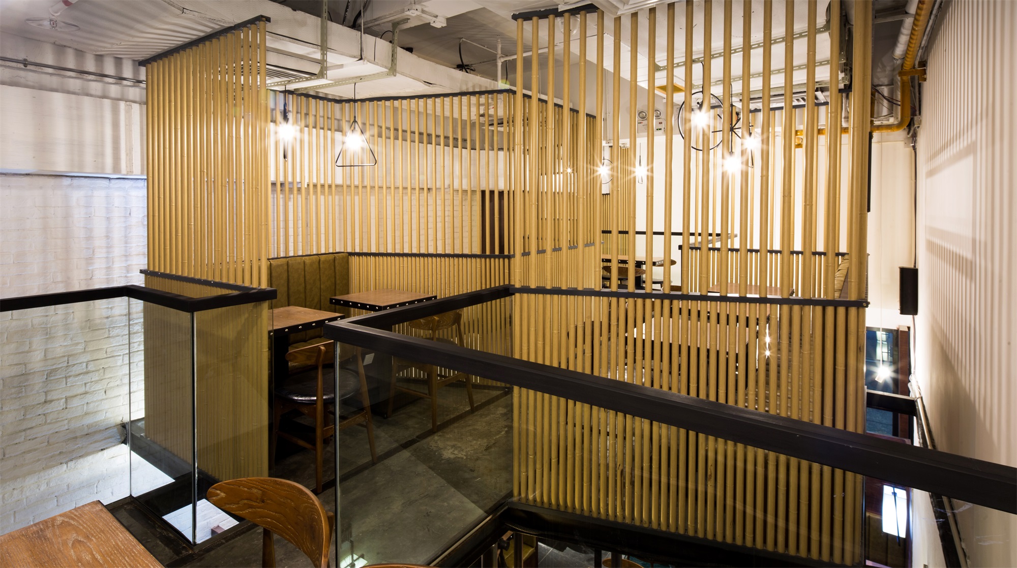 面館裝修設計實景圖,面館空間設計效果圖