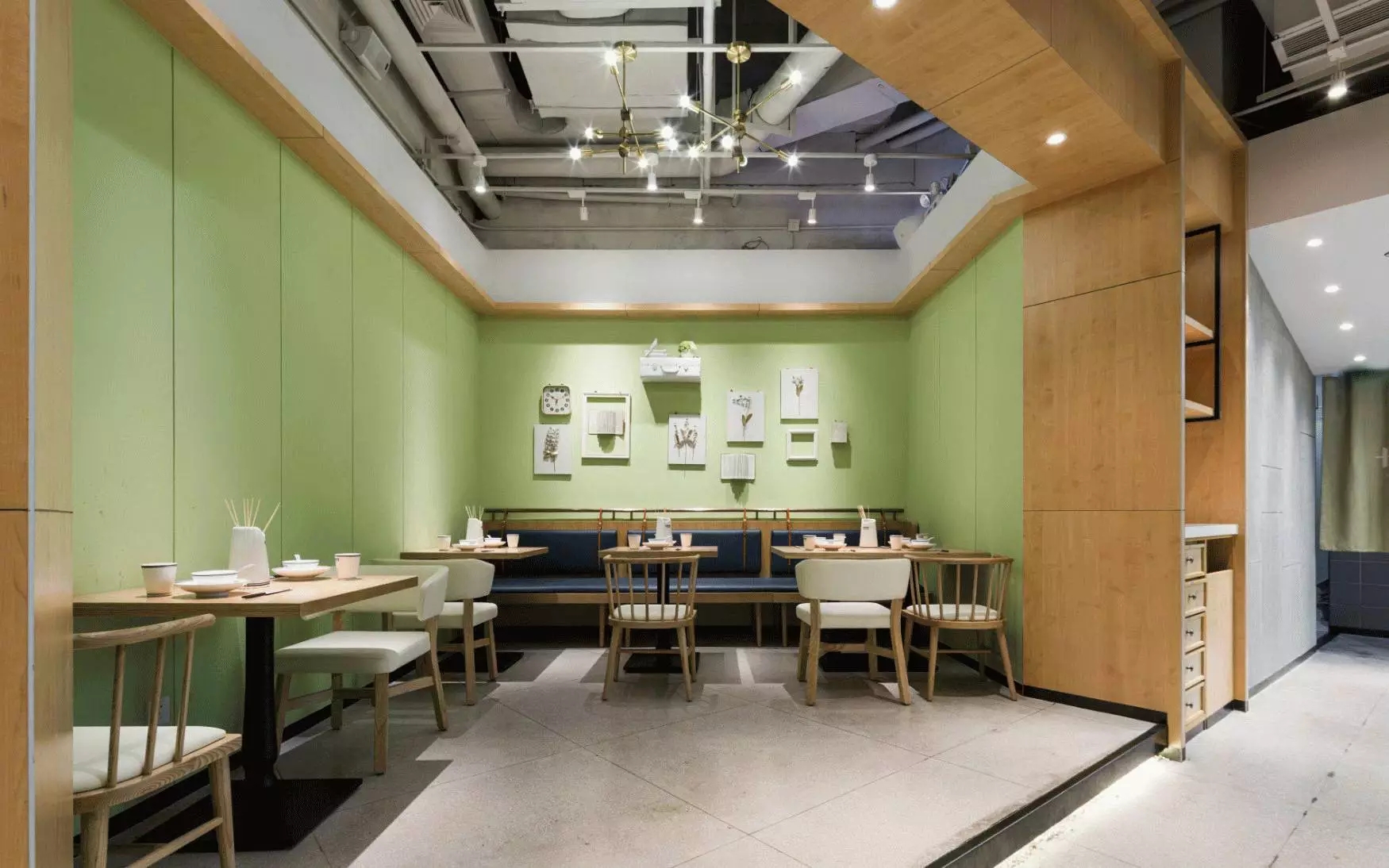 串串店裝修設(shè)計布局圖,串串店空間設(shè)計效果圖