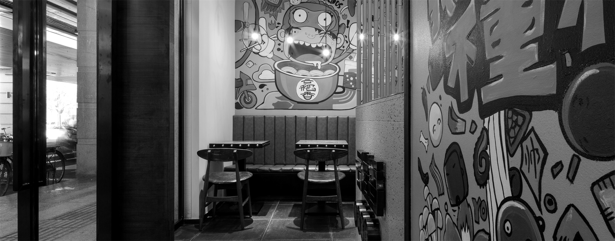 面館裝飾設計圖,面館裝飾設計