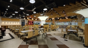 快餐店空間設計布局圖,快餐店設計效果圖