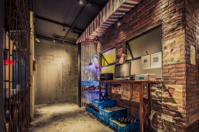 燒烤店裝修設計案例,燒烤店裝修設計