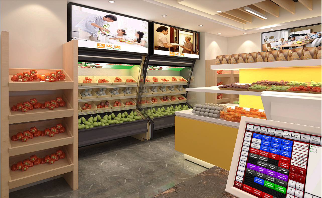 水果店設(shè)計圖片,水果店設(shè)計實景圖