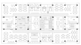 科技辦公室平面圖設計