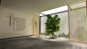 現(xiàn)代簡約風(fēng)展廳設(shè)計效果圖,現(xiàn)代簡約展廳設(shè)計效果圖