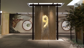 現(xiàn)代簡約風(fēng)展示館裝飾效果圖,現(xiàn)代簡約展示館效果圖