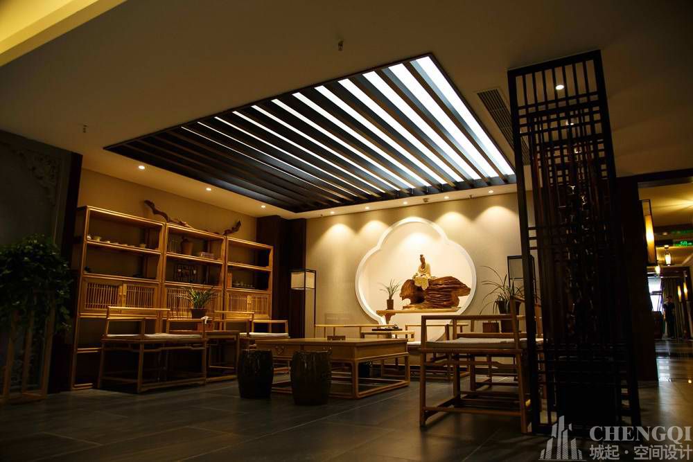 足浴館空間裝飾案例圖,足浴館空間裝飾效果圖