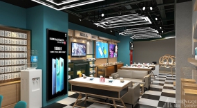 手機體驗店設計布局圖,手機體驗店設計效果圖