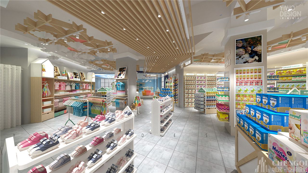 孕嬰店空間設(shè)計(jì)實(shí)景圖,孕嬰店空間設(shè)計(jì)布局圖