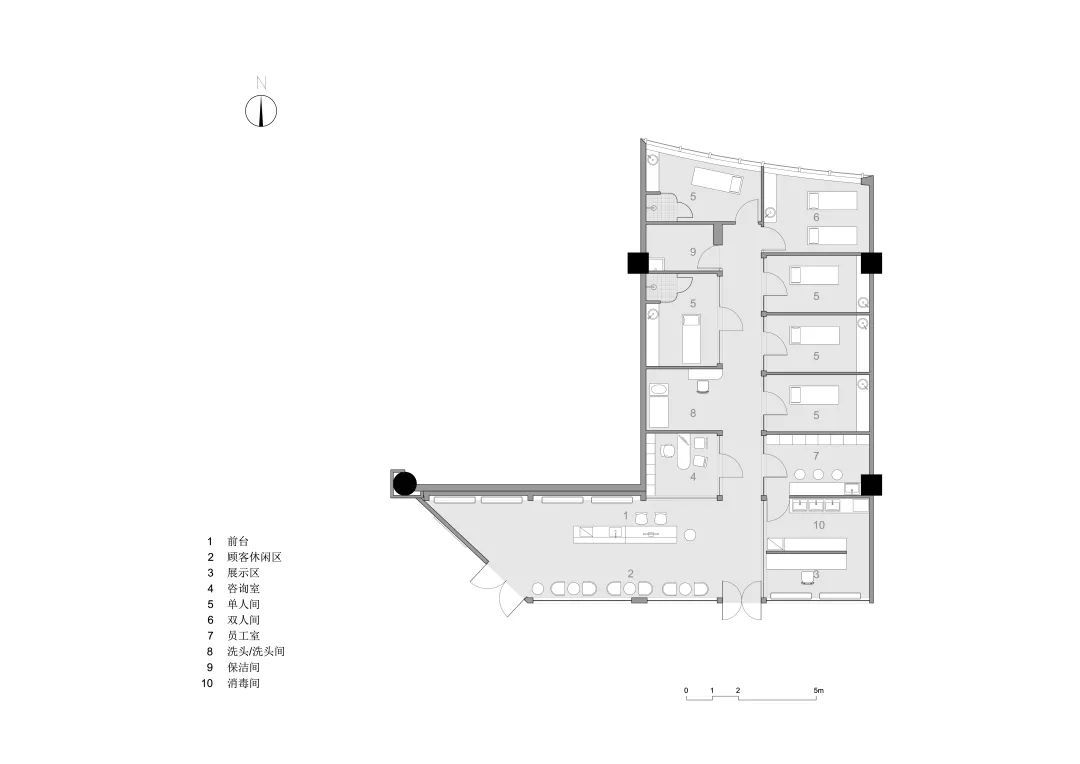 美容院裝修設(shè)計(jì)布局圖, 美容院設(shè)計(jì)實(shí)景圖