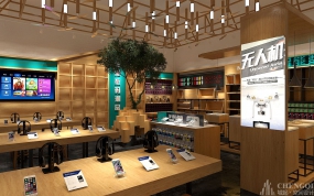 智能數(shù)碼店空間設計實景圖,智能數(shù)碼店空間設計布局圖