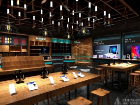 智能數(shù)碼店設計效果圖,智能數(shù)碼店裝修設計圖片