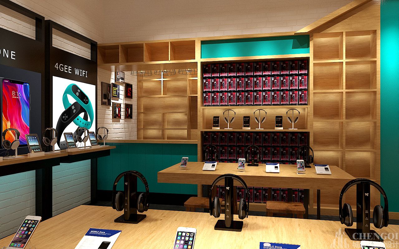 智能數(shù)碼店空間設計圖片,智能數(shù)碼店空間設計實景圖