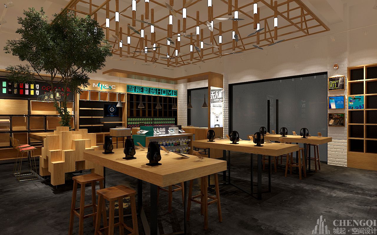 智能數(shù)碼店裝飾布局圖,智能數(shù)碼店裝飾效果圖