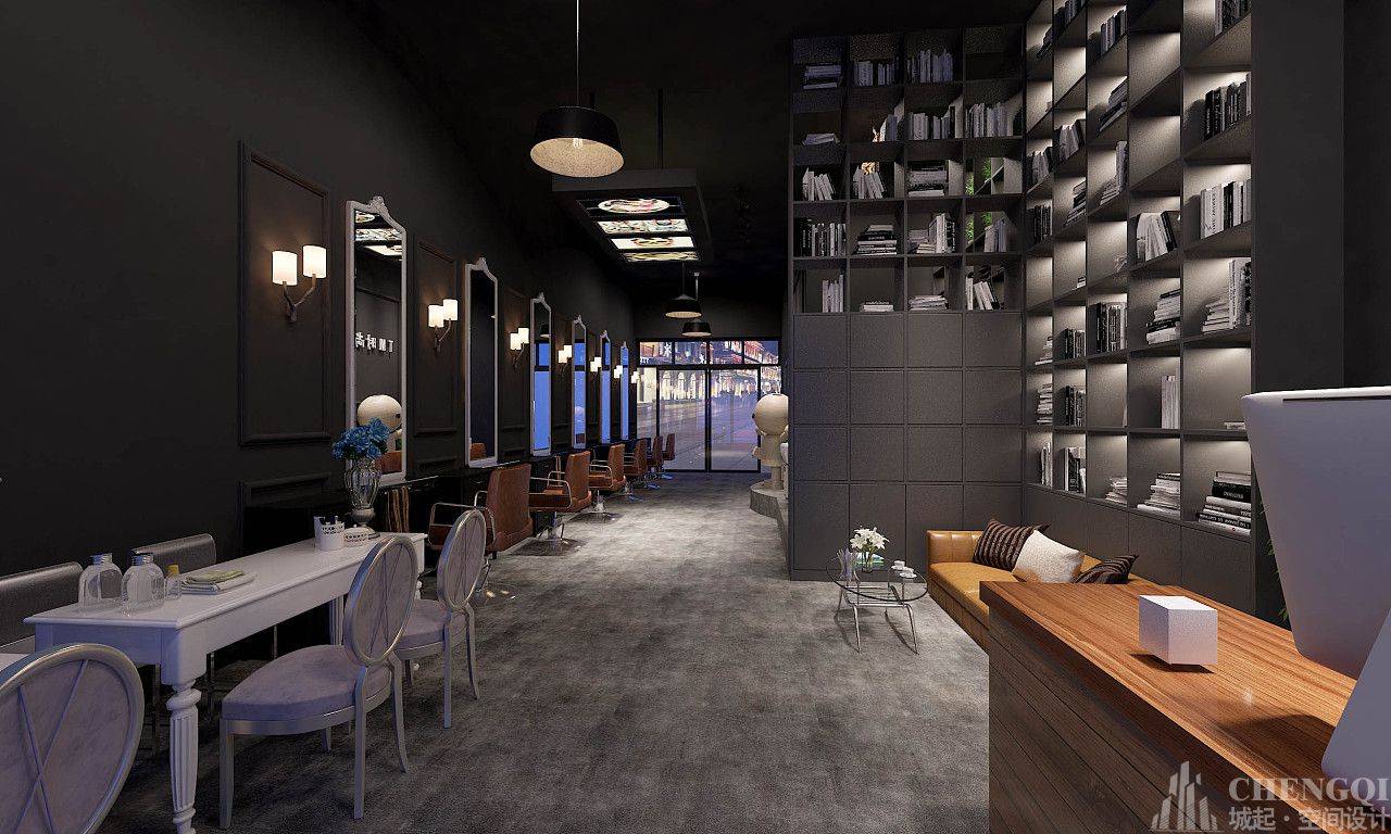 美發(fā)店裝飾設計圖片,美發(fā)店裝飾設計效果圖