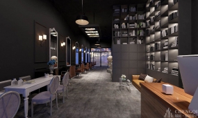 美發(fā)店裝飾設(shè)計圖片,美發(fā)店裝飾設(shè)計效果圖