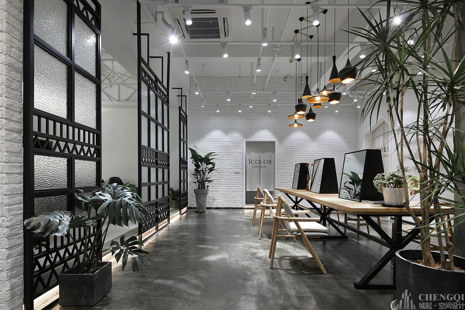 理發(fā)店空間設(shè)計(jì)案例圖,理發(fā)店空間設(shè)計(jì)圖片