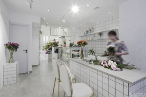 花店店鋪空間裝飾效果圖,花店店鋪空間設(shè)計實景圖