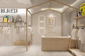 寶寶衣服店空間設(shè)計圖片,寶寶衣服店空間設(shè)計效果圖