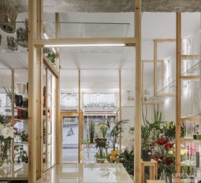 花店店鋪設計效果圖,花店店鋪裝修實景圖