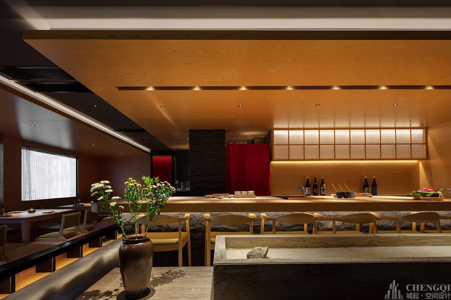 料理店空間設(shè)計(jì)案例圖,料理店空間設(shè)計(jì)效果圖