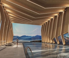 游泳館空間設(shè)計布局圖,游泳館空間設(shè)計案例圖