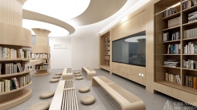 圖書館空間設計實景圖,圖書館空間設計效果圖