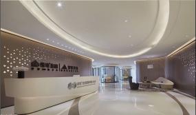 高檔辦公室前臺(tái)裝修圖片案例