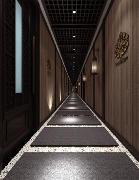 足浴店室內(nèi)壁紙裝修效果圖片