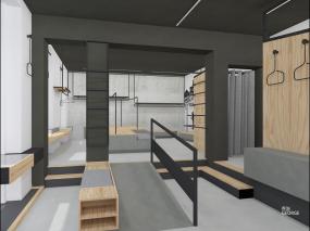童裝店吊頂造型簡(jiǎn)裝修效果圖片