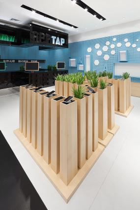 手機(jī)店裝修柜臺(tái)效果圖圖片