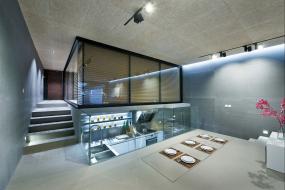 小戶型酒店式公寓實木餐桌設計圖