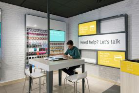 手機(jī)店收銀臺(tái)裝修效果圖片