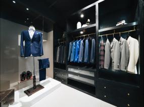 簡約時尚風格婚紗禮服店面裝修效果圖
