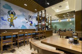 快餐店吧臺效果圖