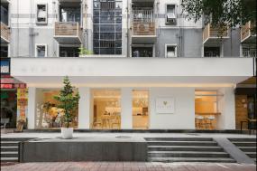 蛋糕店展示架裝修效果圖片