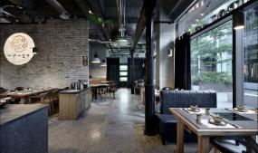 火鍋店門面室內(nèi)裝修設(shè)計方案效果圖片