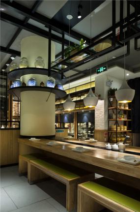 時(shí)尚飯店吊頂裝修效果圖
