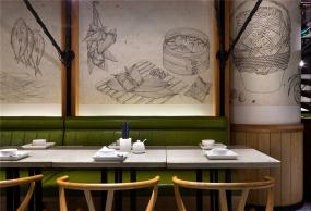 2018最新湘菜飯店包間裝修效果圖片