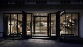 經(jīng)典化妝品店墻磚墻面裝修效果圖片