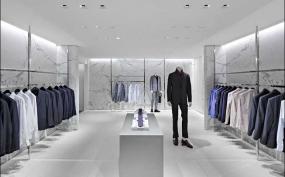 黑白現(xiàn)代簡約裝服裝店裝修風(fēng)格效果圖