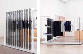 服裝店男裝門面裝修效果圖片