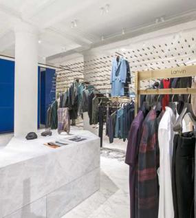 特色服裝店男裝店面裝修效果圖片
