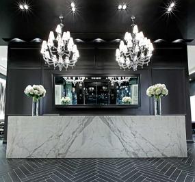 地中海風(fēng)格美發(fā)店設(shè)計效果圖