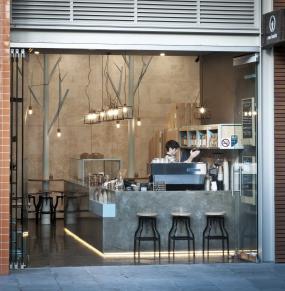 超市奶茶店吧臺(tái)設(shè)計(jì)裝修效果圖