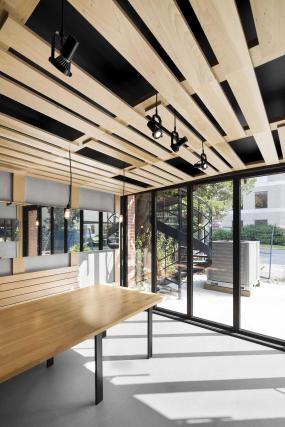 loft風(fēng)格超市奶茶店裝修效果圖