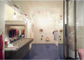 精品女服裝店展示架裝修效果圖片