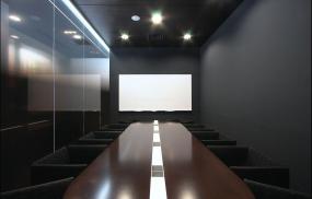 時尚混搭風(fēng)格小辦公室吊頂裝修圖片